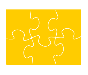  Вырубной штамп Пазл 1610 (190.5 x 258.8)