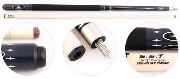  Кий для пула 2-pc Cuetec Player (синий) CMF