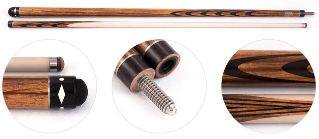  Кий для пирамиды 2-рс Cuetec Elite Edition (кокоболо)