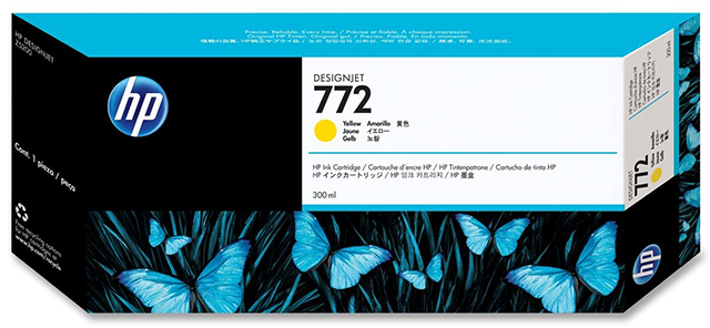  Картридж HP Pigment Ink Cartridge №772 Yellow (желтый)