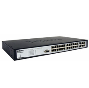 (D-LINK DES-1228/ME) D-LINK DES-1228/ME Metro Ethernet  24x10/100Mbps+ 2x1000 Base-T+ 2x1000 Base-T/SFP, 19''