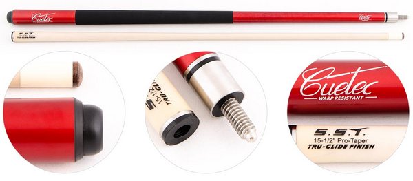  Кий для пула 2-pc Cuetec Beginner (красный) CMF