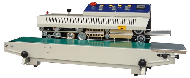  Роликовый запайщик с датой HL FRM-810I (нерж.)