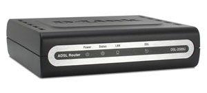 D-Link DSL-2500U/BRU/D ADSL2+  . . QoS Eth  1 LAN & 1 ADSL ,  