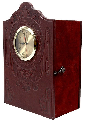  Книга-бар с часами 080-07-01