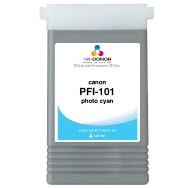 ��������   Canon (PFI-101PC) Photo Cyan���� �������  <br>���������� ������ ��������  <br>������������� Canon imagePROGRAF 5000 / 6000S   <br>����� 130 ��<br>