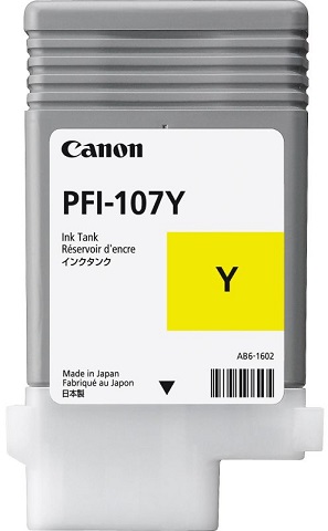  Картридж Canon PFI-107 Y (желтый), 90 мл
