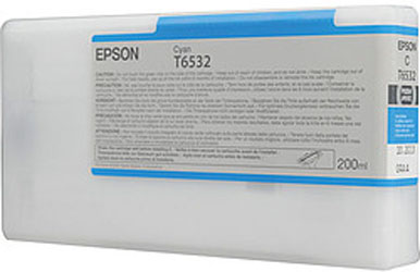  Epson T6532 Cyan 200  (C13T653200)