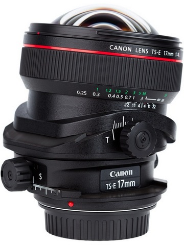  Canon TS-E 17mm f/4L