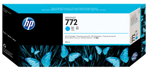  Картридж HP Pigment Ink Cartridge №772 Cyan (голубой)