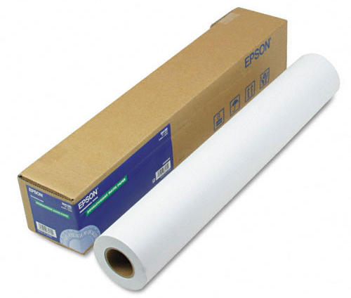  Epson Singleweight Matte Paper 24, 610мм х 40м (120 г/м2) (C13S041853)