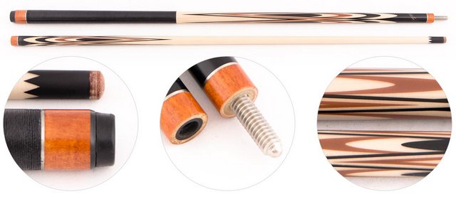  Кий для пирамиды 2-рс Cuetec Rus Pro 2008 RP8-3 (черный)