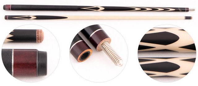  Кий для пирамиды 2-рс Cuetec Rus Pro 2008 RP8-6 (черный)