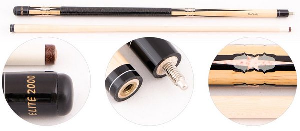  Кий для пула 2-pc Elite 2000 Classic (натуральный)