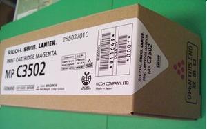  Тонер-картридж Ricoh MPC3502E малиновый