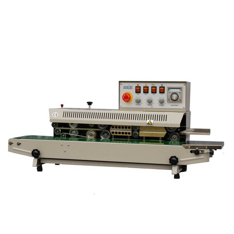  Роликовый запайщик с датой HL FRM-980I (нерж.)