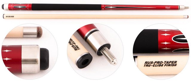  Кий для пирамиды 2-рс Cuetec Player (красный) CMF