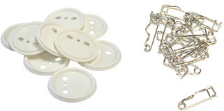  Заготовки для значков с булавкой диаметром 58 мм