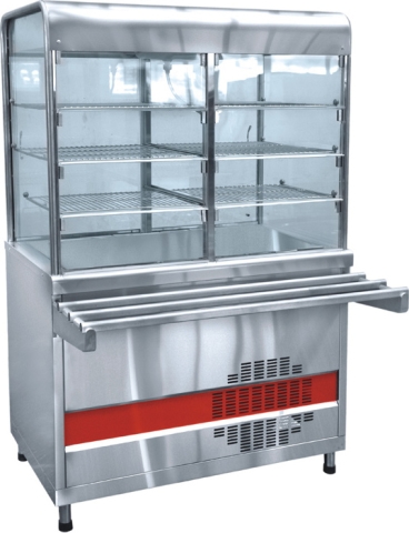  Прилавок-витрина холодильный Аста ПВВ-70КМ-С-01-НШ