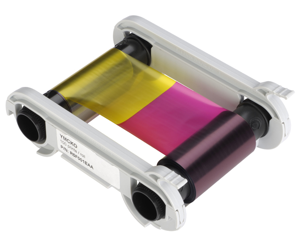  Лента для полноцветной печати 6-панельная YMCKO+K Evolis R3514