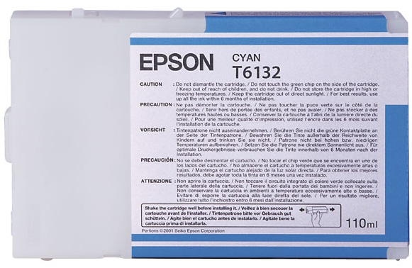  Epson T6132 Cyan 110  (C13T613200)