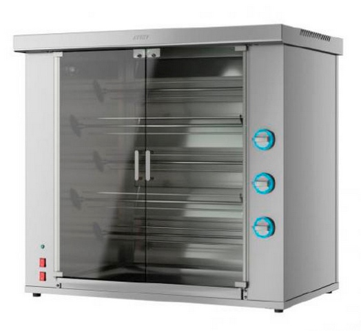  Гриль шампурный для приготовления кур Atesy Командор 2/5 (газ)