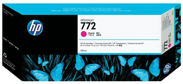  Картридж HP Pigment Ink Cartridge №772 Magenta (пурпурный)