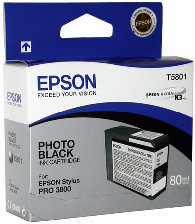  Картридж Epson C13T580100 Photo Black с фото чернилами