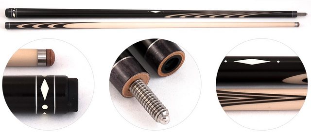  Кий для пирамиды 2-рс Cuetec Rus 2011 (черный)