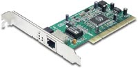 TRENDnet TEG-PCITXR 10/100/1000Mbps Copper Gigabit PCI Adapter