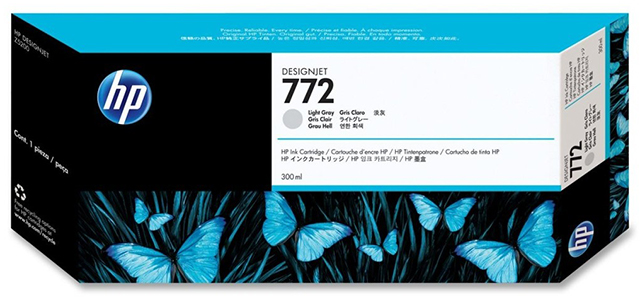  Картридж HP Pigment Ink Cartridge №772 Light Gray (светло-серый)