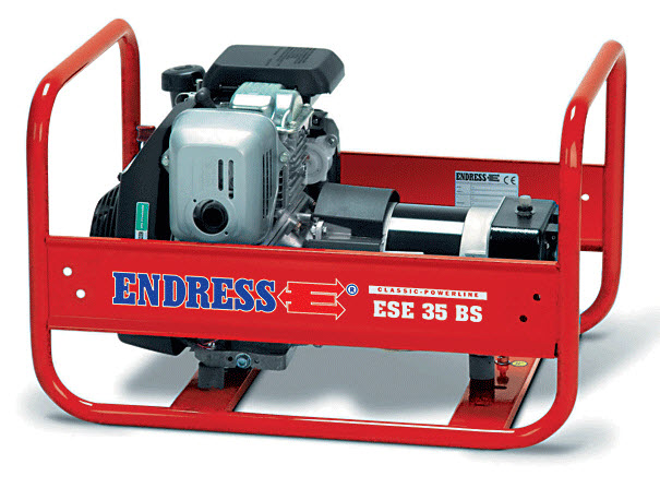  _Endress ESE 35 BS Profi  2.6  <br>  2.3  <br> Honda GX160  <br>  1  <br>    <br>   3.6  <br>   4  <br>  0.9 / <br>   <br> <br>