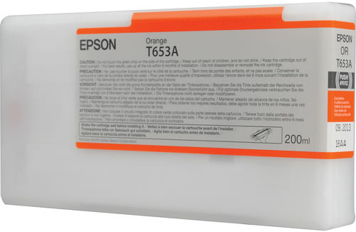  Картридж Epson C13T653A00 Orange