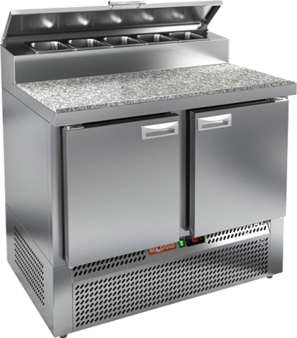  HICOLD PZE2-11/GN (1/6) гранитная столешница