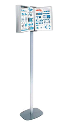  Напольная система ProMega Office Мачта-2 (A4, серая)