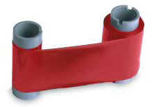  Картридж с лентой и чистящим валиком красная лента 45205