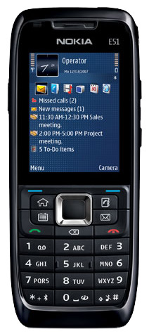   Nokia E51-1 Black steel