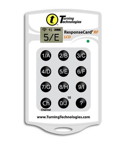  Пульт системы голосования Turning Technologies ResponseCard RF LCD
