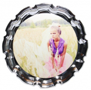  Тарелка металлическая