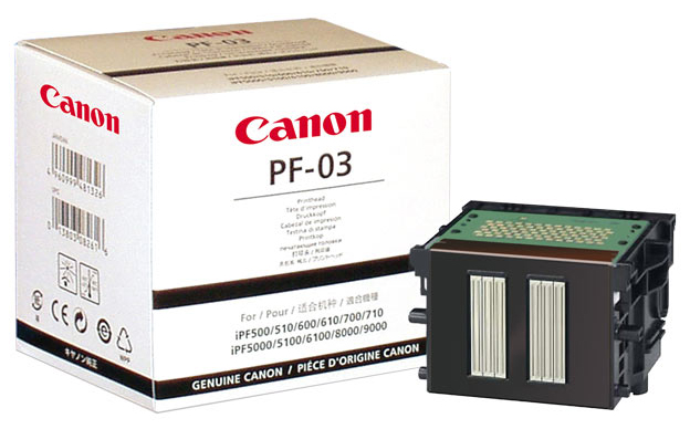   Canon PF-03 (2251B001) 2251B001  <br>  Canon iPF LP17, iPF605, iPF610, iPF5100, iPF6000S, iPF6100, iPF8100, iPF9000S, iPF9100, iPF510, iPF710, iPF815, iPF825, iPF8000S<br>