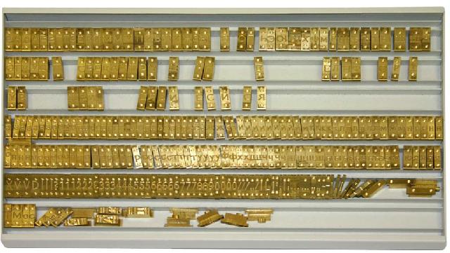  Кассета для шрифтов 5 мм