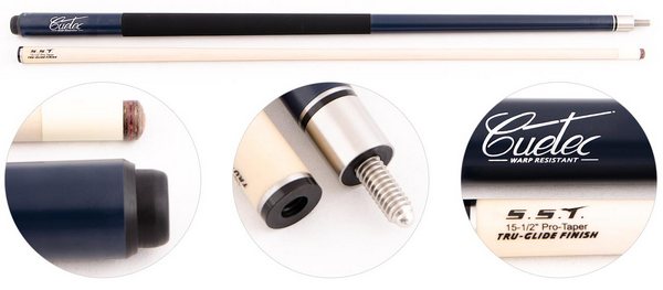  Кий для пула 2-pc Cuetec Beginner (синий) CMF