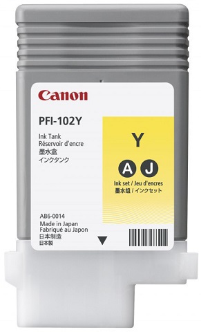  Картридж Canon Black PFI-102Y (желтый) 90 мл