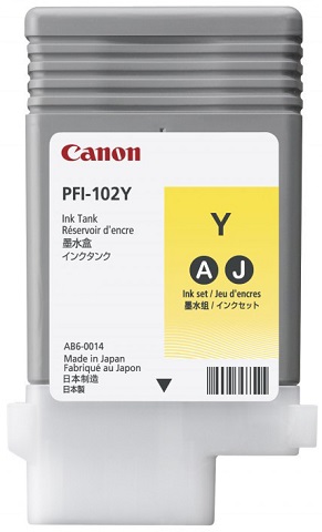  Картридж Canon Black PFI-102Y (желтый) 90 мл