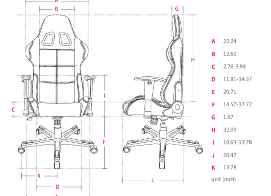 Кресла офисные высота спинки. DXRACER Oh/fe08/NW. DXRACER Formula Oh/fe08/NY. Компьютерный стул чертеж сбоку. Кресло компьютерное чертеж с размерами.