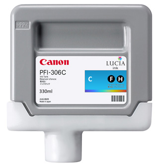  Canon PFI-306C Cyan 330  (6658B001)