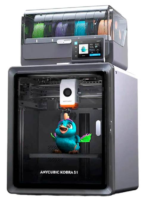 3D   Anycubic Kobra S1 Combo
