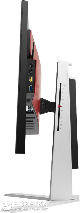 Монитор 23.8 AOC Gaming AGON AG241QG black red
