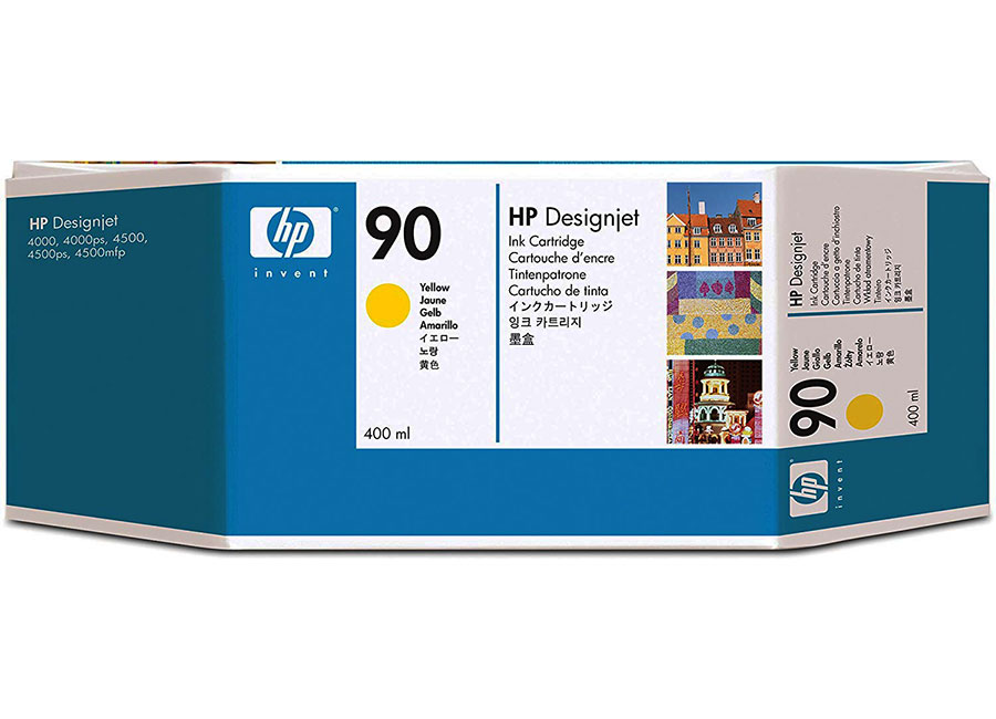 Набор картриджей HP DesignJet 90 Yellow 3x400 мл (C5085A) купить: цена на  ForOffice.ru