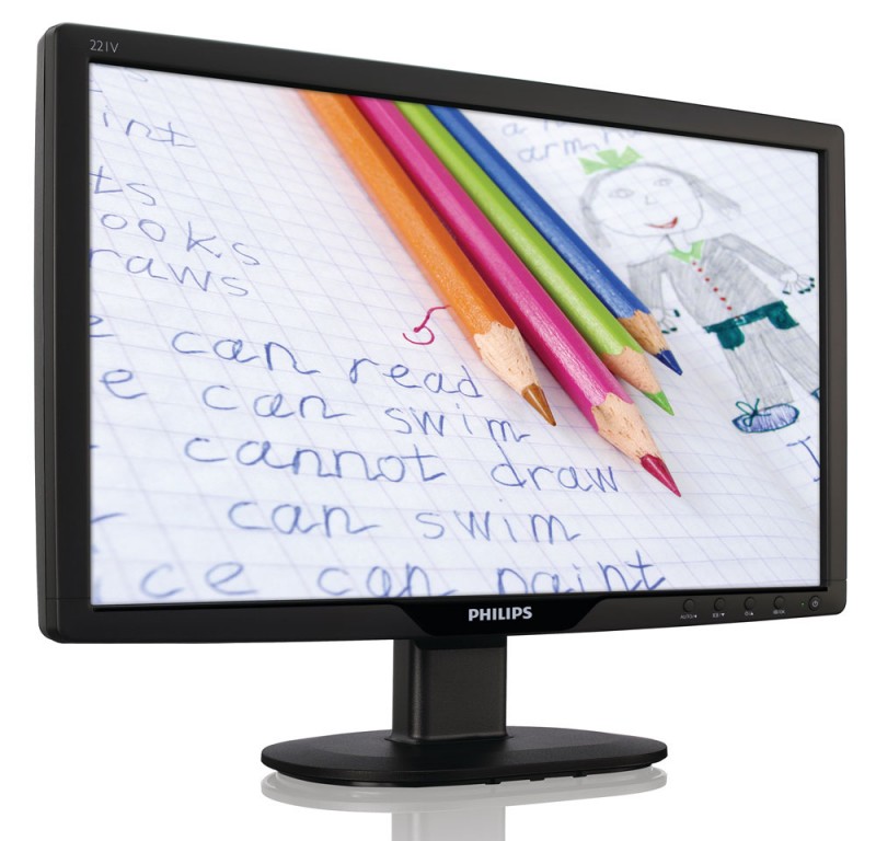 Монитор 21.5 Philips 221V2 black (40048555) купить по цене 17 610 руб ...